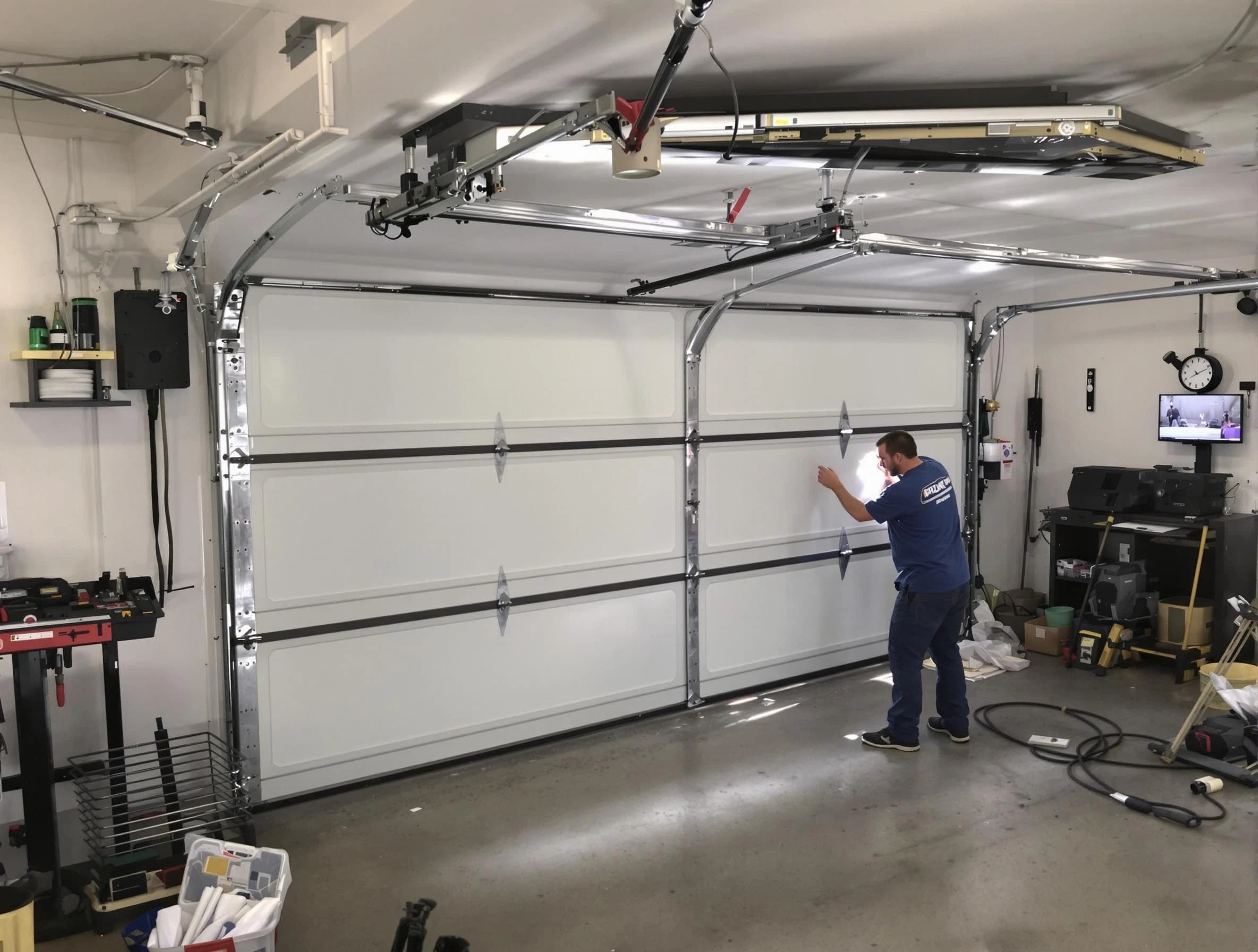 Professional garage door repair service by Newnan Garage Door Repair in Newnan