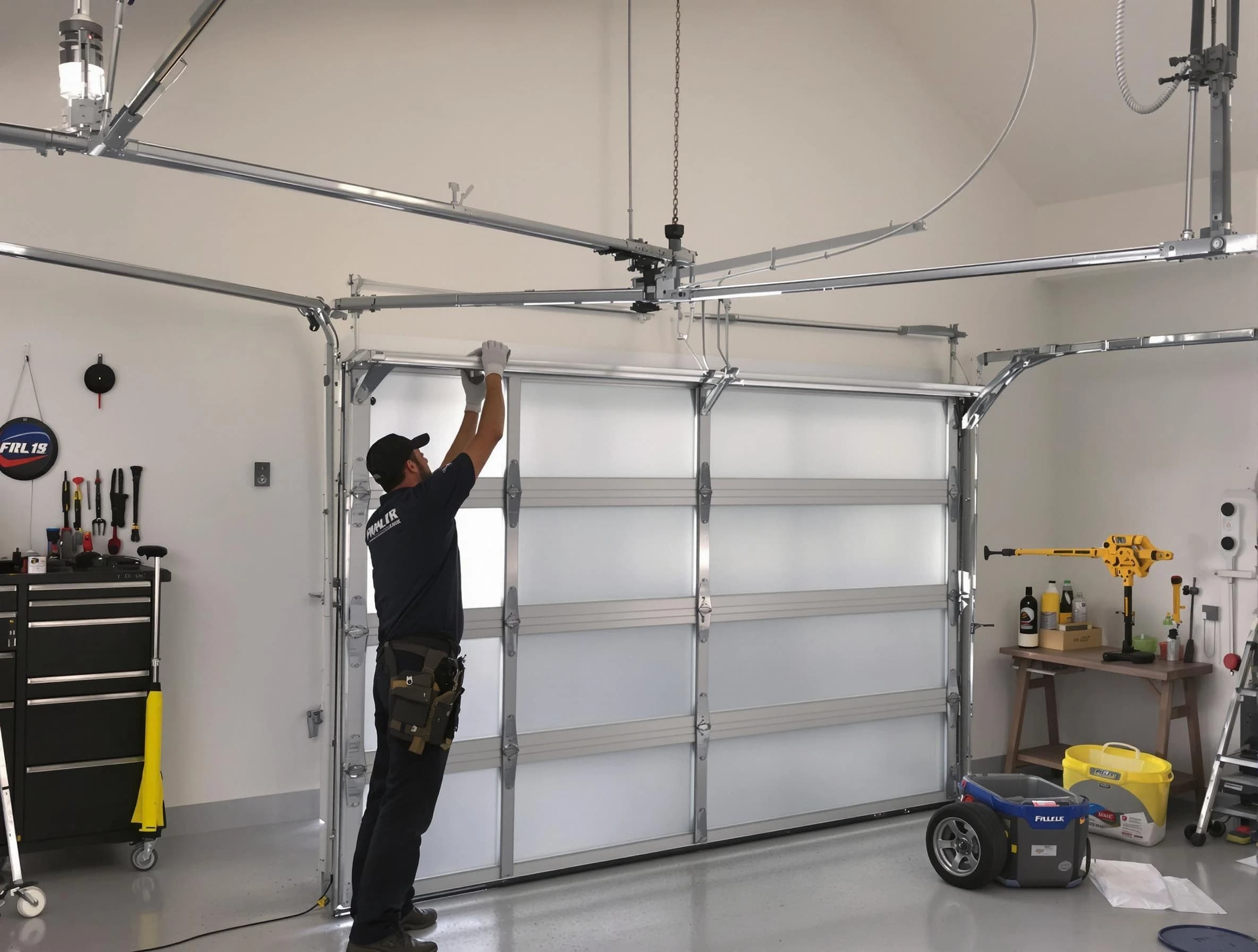 Newnan Garage Door Repair certified team performing precision garage door installation in Newnan