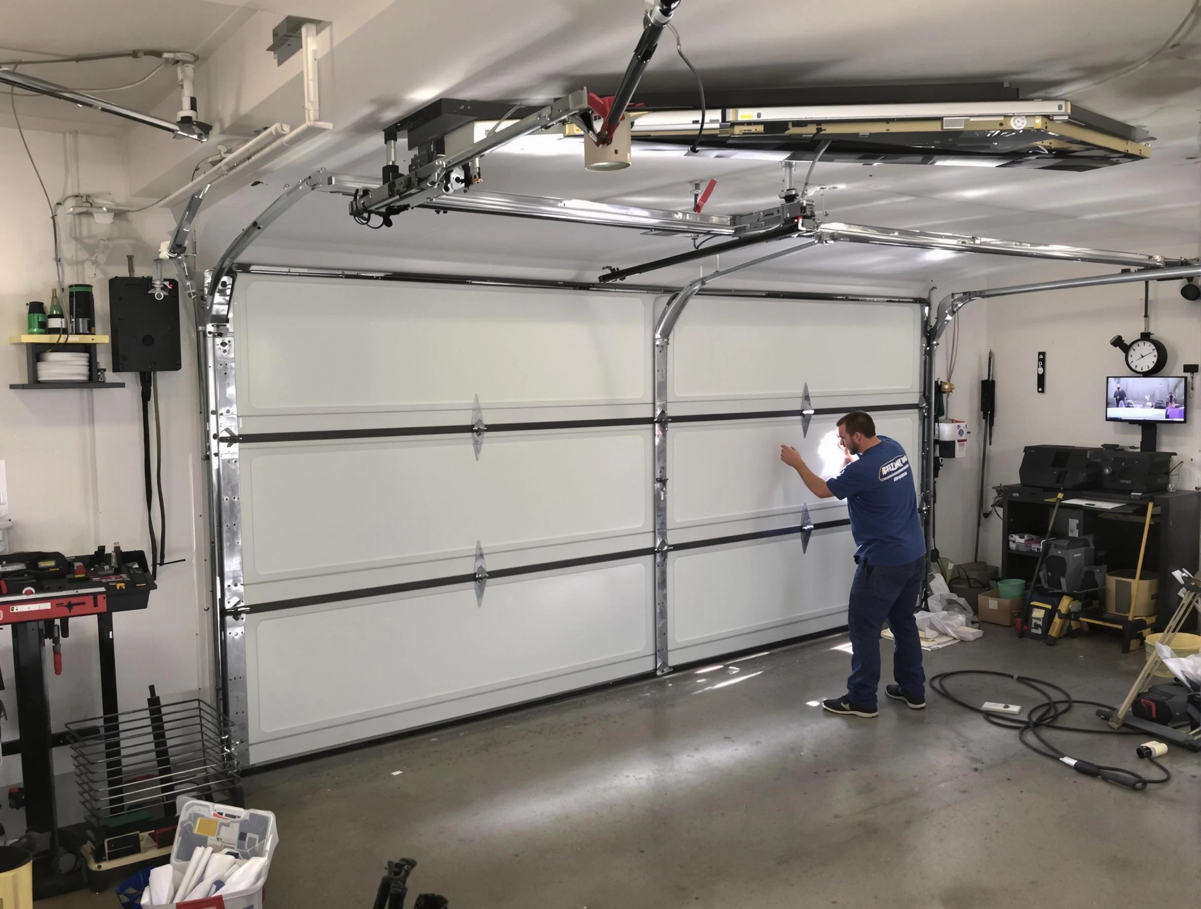 Professional garage door repair service by Newnan Garage Door Repair in Newnan